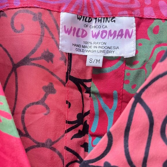 Wildthing Wild‎ Woman Multicolor Button-Up Boho Jacket S/M 100% - Picture 6 of 6